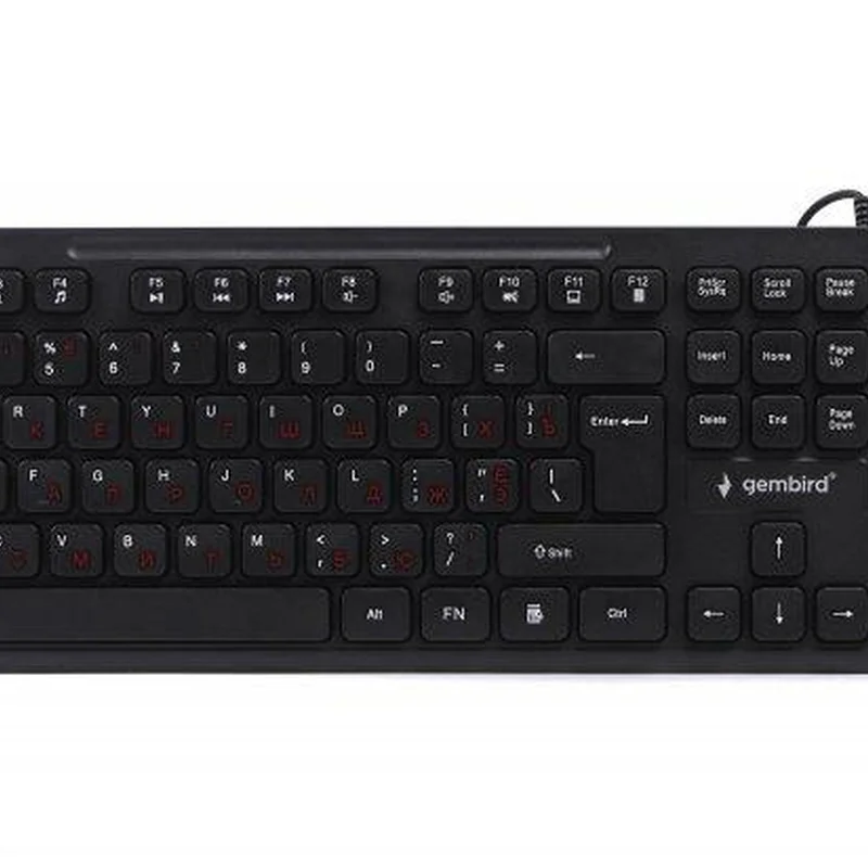Клавіатура Gembird KB-MCH-04-UA Ukr Black