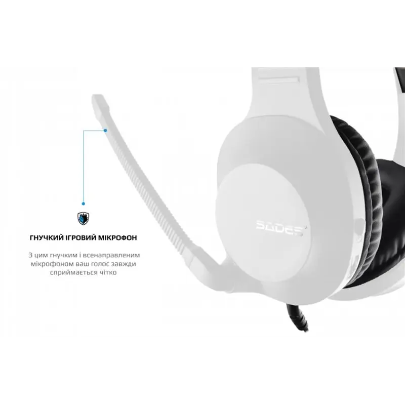 Гарнітура Sades SA-721 Spirits White (sa721wtj) Гарнітура Sades SA-721 Spirits White (sa721wtj)