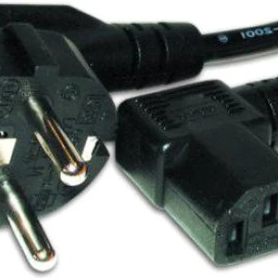 Кабель живлення для ПК кутовий Atcom (15270) 0,75 мм CEE 7 / 7- IEC C13, 1.8 м