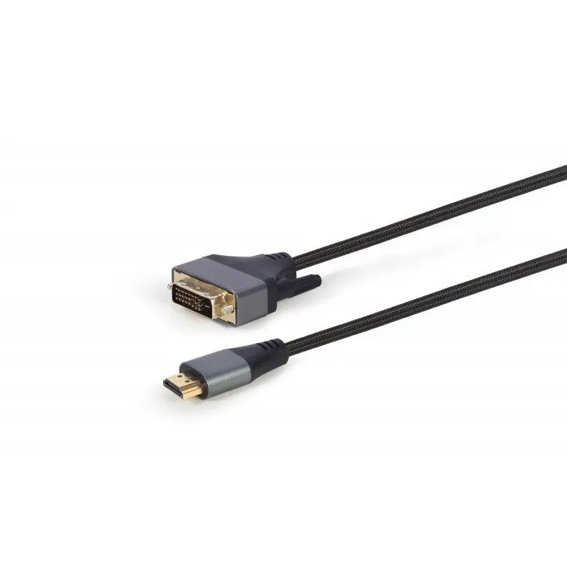 Кабель Cablexpert HDMI - DVI (M/M), двоспрямований, 18 + 1 pin, 1.8 м, Black (CC-HDMI-DVI-4K-6) Кабель Cablexpert HDMI - DVI (M/M), двоспрямований, 18 + 1 pin, 1.8 м, Black (CC-HDMI-DVI-4K-6)