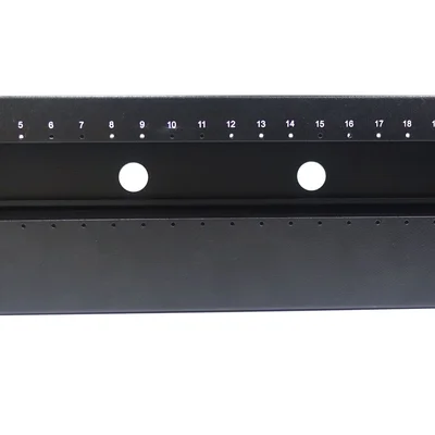 Кронштейн кріплення DIN-рейки CSV 19" 3Uх23Din, чорний