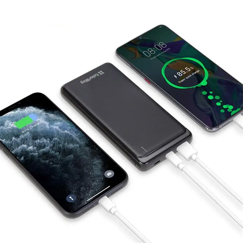 Універсальна мобільна батарея ColorWay Slim PD 10000mAh Black (CW-PB100LPG3BK-PD) Універсальна мобільна батарея ColorWay Slim PD 10000mAh Black (CW-PB100LPG3BK-PD)