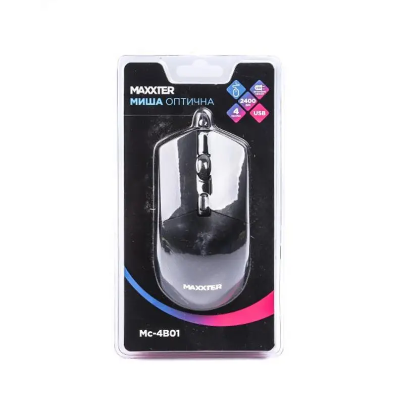 Миша Maxxter Mc-4B01 Black Миша Maxxter Mc-4B01 Black