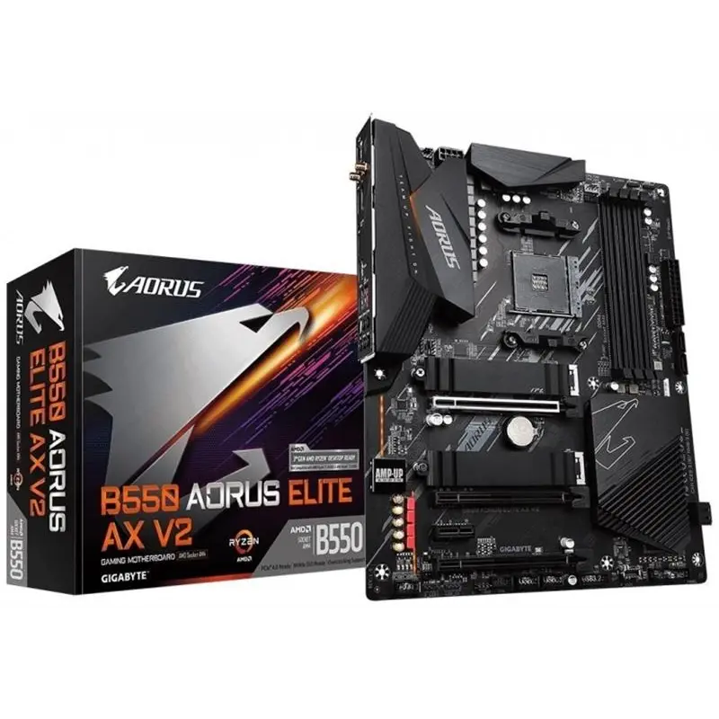 Материнська плата Gigabyte B550 Aorus Elite AX V2 Socket AM4
