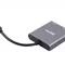 Адаптер-перехідник Maxxter 2хHDMI - USB Type-C V 2.0 (F/M), 0.1 м, Grey (V-CM-2HDMI)