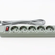 Фільтр живлення ProLogix (PRS-075P6-18G) 0.75 мм, 6 розеток, 1.8 м, сірий