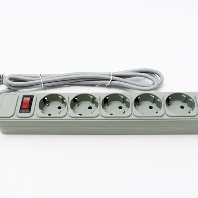 Фільтр живлення ProLogix (PRS-075P6-18G) 0.75 мм, 6 розеток, 1.8 м, сірий