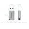 Адаптер Vention USB - USB Type-C V 3.0 (M/F) Gray (CDPH0)
