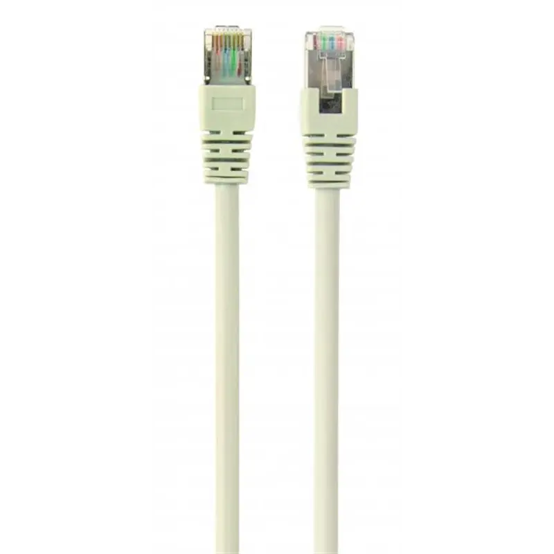 Патч-корд Cablexpert (PPB6-5M) cat.6, FTP, літий, 50u "штекер із засувкою, 5 м, білий