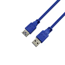 Кабель ProLogix USB - USB V 3.0 (M/F), 3 м, синій (PR-USB-P-11-30-3m)