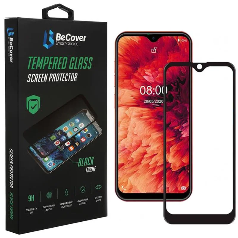 Захисне скло BeCover для Ulefone Armor Note 8/ Note8P Black (707317)