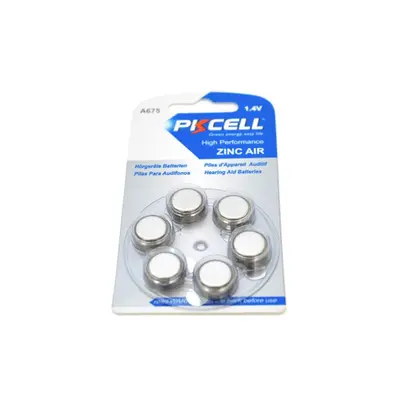 Батарейка PKCELL ZA675 BL 6шт (ZA675-6B/20410) Батарейка PKCELL ZA675 BL 6шт (ZA675-6B/20410)