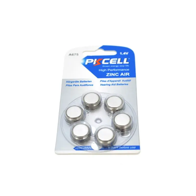 Батарейка PKCELL ZA675 BL 6шт (ZA675-6B/20410) Батарейка PKCELL ZA675 BL 6шт (ZA675-6B/20410)