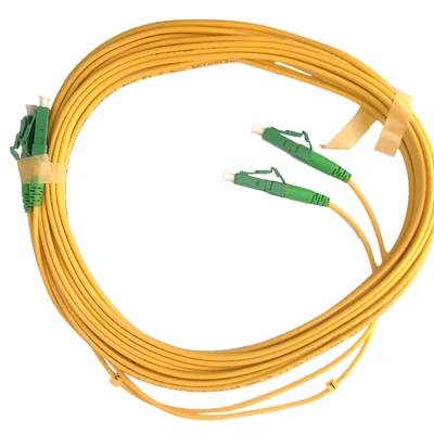 Патчкорд Abee LC/APC-LC/APC duplex, G657A, 2.0mm, 5m