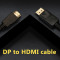 Кабель Prologix DisplayPort - HDMI V 1.2 (M/M), 1 м, Black (PR-DP-HDMI-P-02-30-1m)