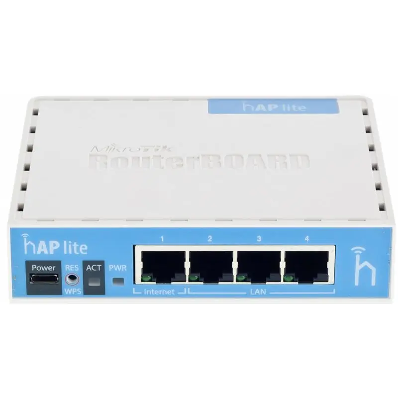 Бездротовий маршрутизатор Mikrotik hAP lite (RB941-2ND) Бездротовий маршрутизатор Mikrotik hAP lite (RB941-2ND)