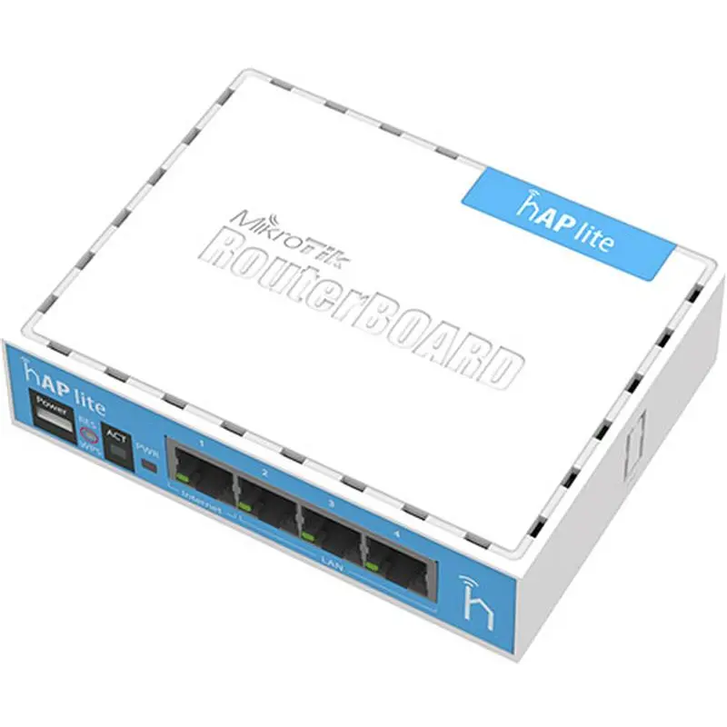 Бездротовий маршрутизатор Mikrotik hAP lite (RB941-2ND) Бездротовий маршрутизатор Mikrotik hAP lite (RB941-2ND)