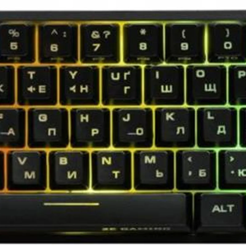 Клавіатура бездротова 2E Gaming KG360UBK RGB Black (2E-KG360UBK)
