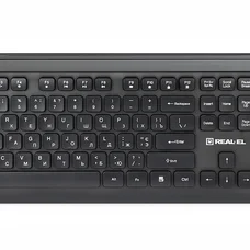 Клавіатура REAL-EL Comfort 7085 Ukr Black