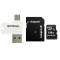 Карта пам`ятi MicroSDXC 128GB UHS-I Class 10 GOODRAM + SD-adapter + OTG Card reader (M1A4-1280R12)