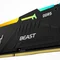 Модуль пам`яті DDR5 16GB/5200 Kingston Fury Beast RGB Black (KF552C36BBEA-16)