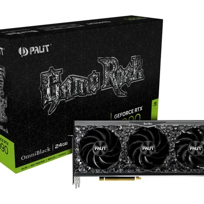 Відеокарта GF RTX 4090 24GB GDDR6X GameRock OmniBlack Palit (NED4090019SB-1020Q)