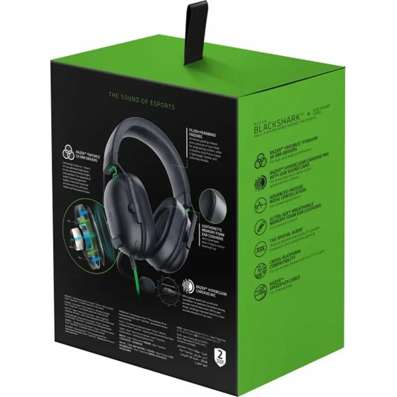 Гарнітура Razer BlackShark V2 X Black (RZ04-04570100-R3M1) Гарнітура Razer BlackShark V2 X Black (RZ04-04570100-R3M1)