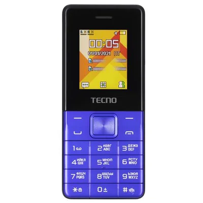 Мобiльний телефон Tecno T301 Dual Sim Blue (4895180778698)