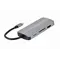 Док-станція Cablexpert USB-C 8-в-1 (A-CM-COMBO8-02) USB 3.0/HDMI//VGA/PD/картридер/стерео-аудіо