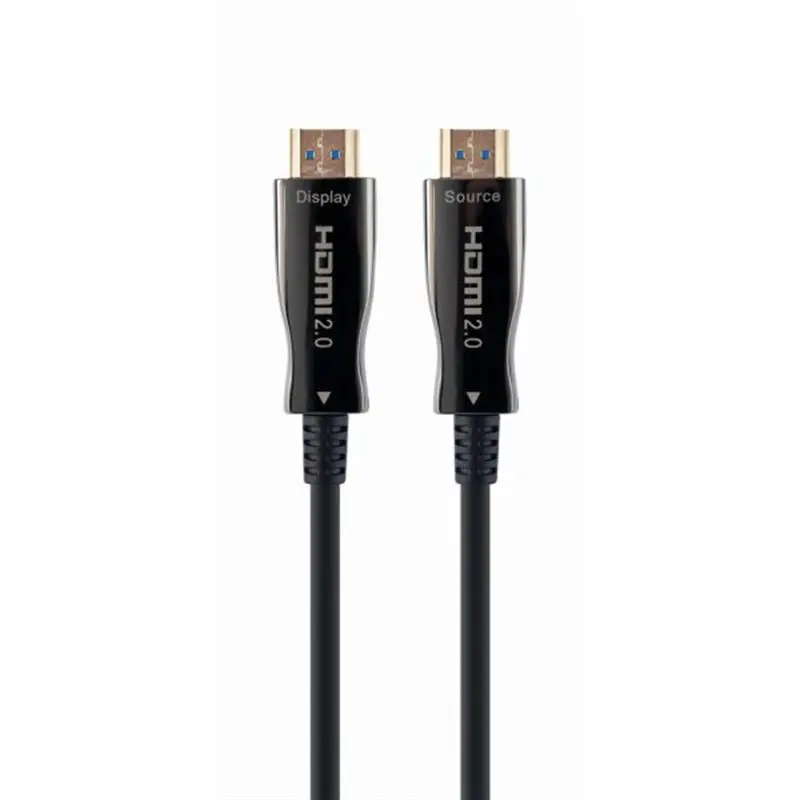 Кабель Cablexpert HDMI - HDMI V 2.0 (M/M), 10 м, чорний (CCBP-HDMI-AOC-10M-02) коробка Кабель Cablexpert HDMI - HDMI V 2.0 (M/M), 10 м, чорний (CCBP-HDMI-AOC-10M-02) коробка