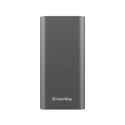 Універсальна мобільна батарея ColorWay 20000mAh Gray (CW-PB200LPH3GR-PDD)