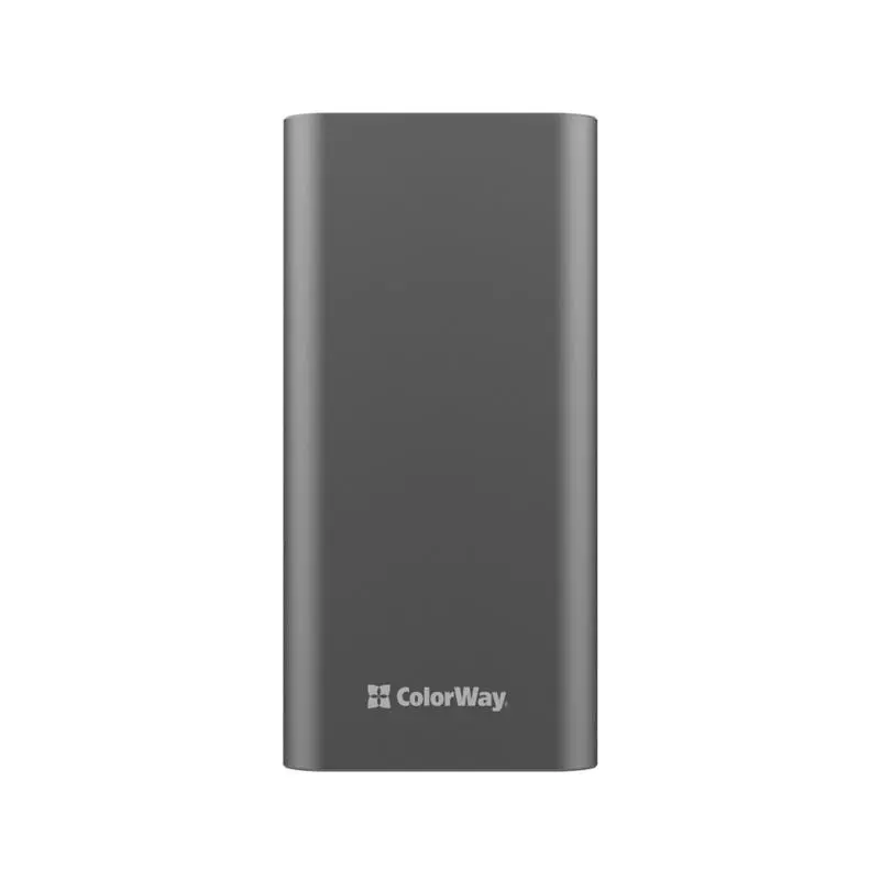 Універсальна мобільна батарея ColorWay 20000mAh Gray (CW-PB200LPH3GR-PDD) Універсальна мобільна батарея ColorWay 20000mAh Gray (CW-PB200LPH3GR-PDD)