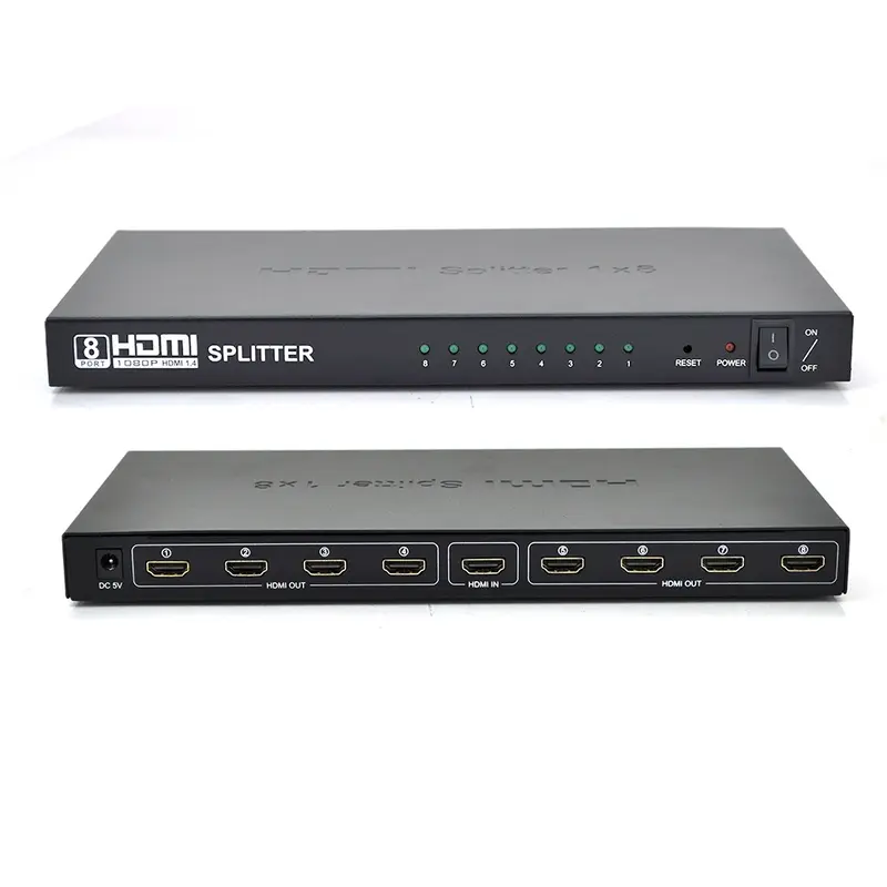 Розгалужувач (спліттер) Voltronic HDMI-8xHDMI v1.4 (YT-S-HDMI1-8/09238) Розгалужувач (спліттер) Voltronic HDMI-8xHDMI v1.4 (YT-S-HDMI1-8/09238)