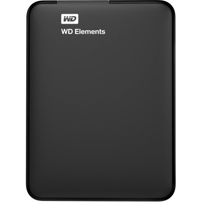 Зовнішній жорсткий диск 2.5" USB 1.0TB WD Elements Black (WDBUZG0010BBK-WESN)