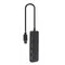 Концентратор USB Type-C Gembird 4хUSB2.0, пластик, Black (UHB-CM-U2P4-01)
