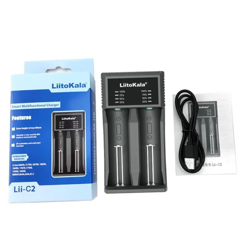 Зарядний пристрій Liitokala Lii-C2 Зарядний пристрій Liitokala Lii-C2