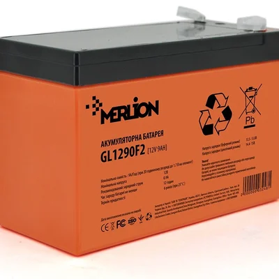 Акумуляторна батарея Merlion 12V 9AH Orange (GL1290F2GEL/03248) GEL