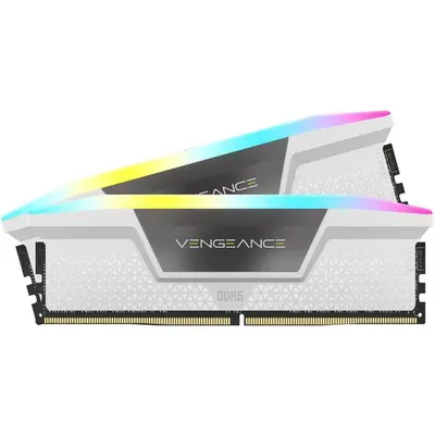 Модуль пам`ятi DDR5 2x16GB/6000 Corsair Vengeance RGB White (CMH32GX5M2B6000C40W)