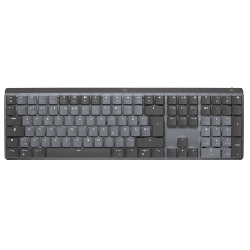 Клавіатура бездротова Logitech MX Mechanical Graphite Clicky (920-010759)