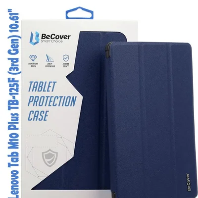 Чохол-книжка BeCover Smart для Lenovo Tab M10 Plus TB-125F (3rd Gen)/K10 Pro TB-226 10.61" Deep Blue (708302)