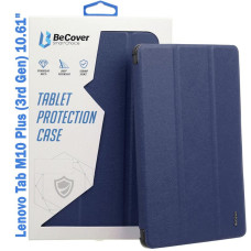 Чохол-книжка BeCover Soft Edge для Lenovo Tab M10 Plus TB-125F (3rd Gen)/K10 Pro TB-226 10.61" Deep Blue (708367)