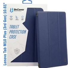 Чохол-книжка BeCover Soft Edge для Lenovo Tab M10 Plus TB-125F (3rd Gen)/K10 Pro TB-226 10.61" Deep Blue (708367)