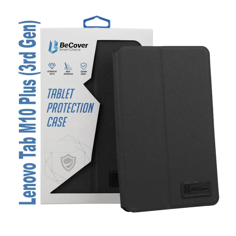 Чохол-книжка BeCover Premium для Lenovo Tab M10 Plus TB-125F (3rd Gen)/K10 Pro TB-226 10.61" Black (707972) Чохол-книжка BeCover Premium для Lenovo Tab M10 Plus TB-125F (3rd Gen)/K10 Pro TB-226 10.61" Black (707972)