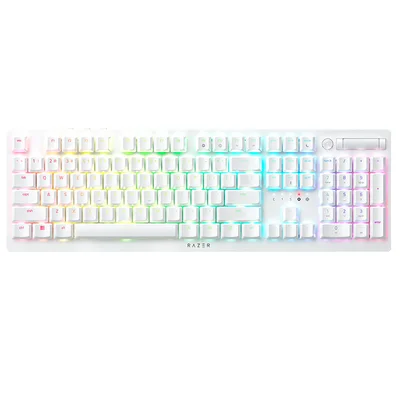 Клавіатура бездротова Razer DeathStalker V2 Pro Wireless Purple Switch ENG White (RZ03-04363500-R3M1)
