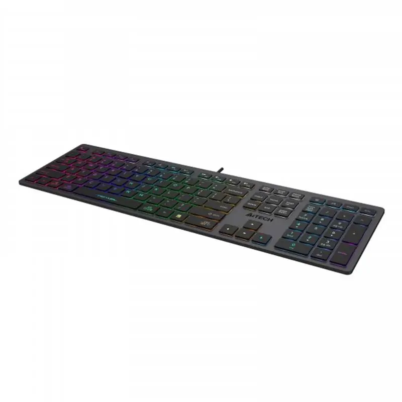 Клавіатура A4Tech Fstyler FX60 Grey Neon Backlit Клавіатура A4Tech Fstyler FX60 Grey Neon Backlit