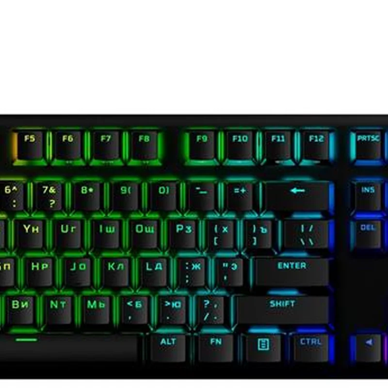Клавіатура HyperX Alloy Origins Red RGB PBT ENG/RU Black (639N3AA)
