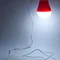 USB-світильник з LED-лампочкою Dengos, шнур ~1м, 5V, 5W, Red (LED-BULB-5V5W-RED)