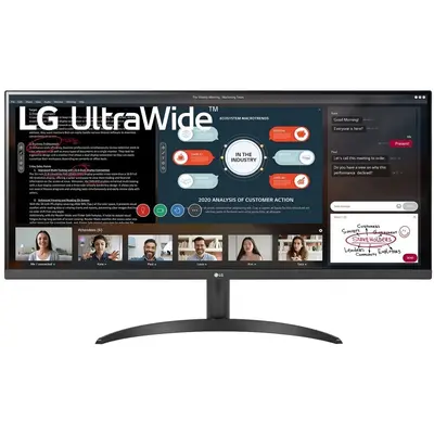 Монiтор LG 34" UltraWide 34WP500-B IPS Black