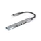 Концентратор USB Type-C Gembird 1xUSB3.1, 3хUSB2.0, метал, Grey (UHB-CM-U3P1U2P3-02)
