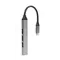 Концентратор USB Type-C Gembird 1xUSB3.1, 3хUSB2.0, метал, Grey (UHB-CM-U3P1U2P3-02)